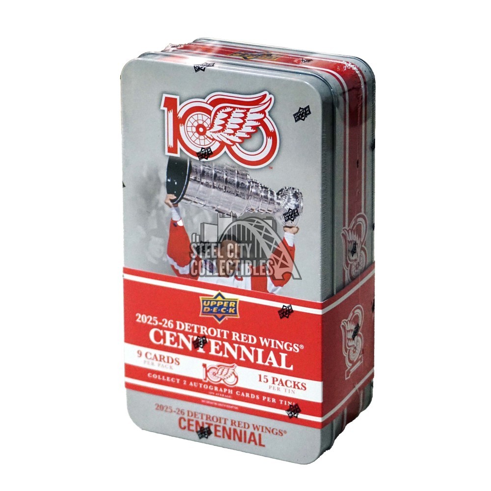 2025-26 Upper Deck NHL Detroit Red Wings Centennial - Hobby Box