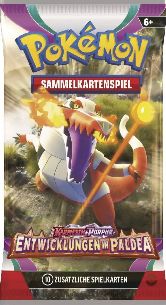 Pokemon: Karmesin & Purpur Serie 02 - Entwicklungen in Paldea Booster - deutsch