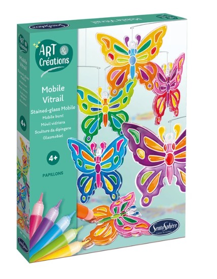Bastelset Mobile Schmetterlinge