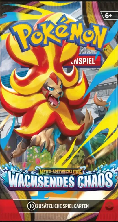 Pokemon: Megaentwicklungen ME04- Wachsendes Chaos - Einzelbooster deutsch