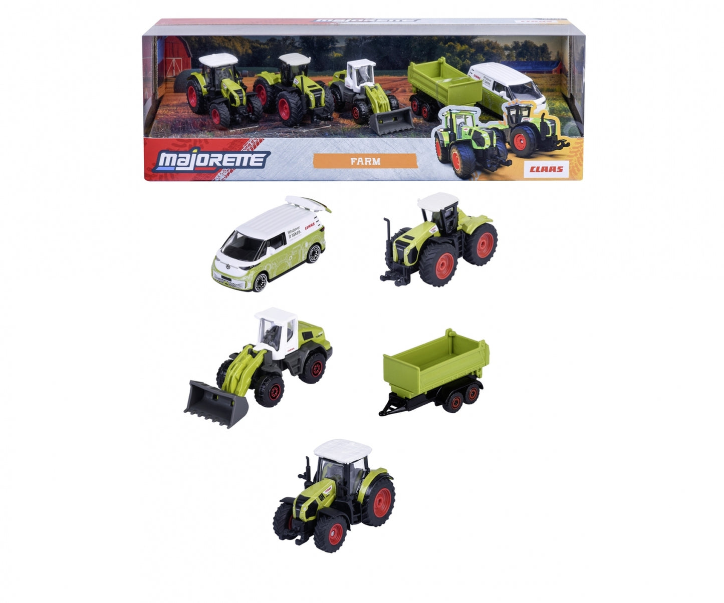 Majorette: Claas Farm 5er Set