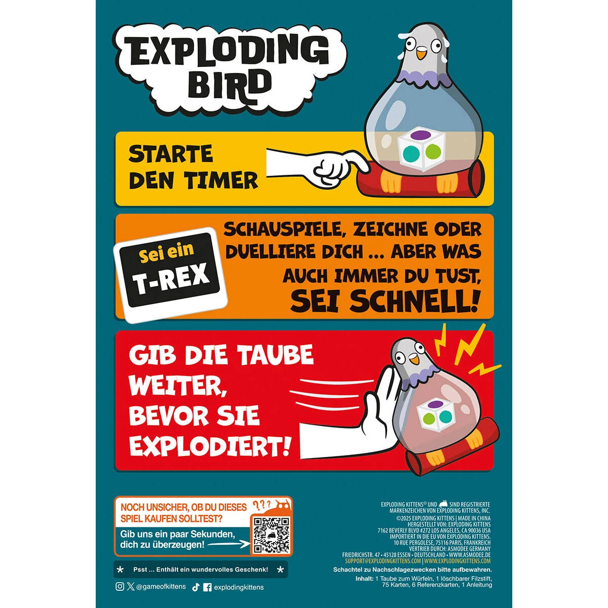 Exploding Bird - Partyspiel