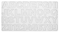 Resin-Gießform Buchstaben und Zahlen