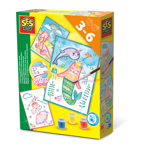 SES: Aqualine - Glitzerkarten