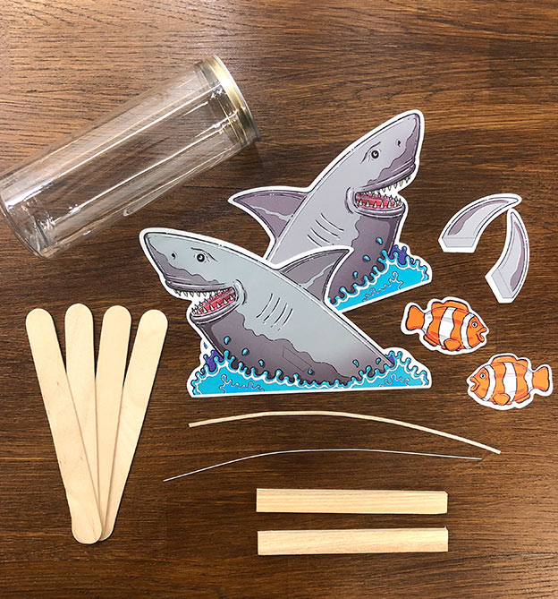 Bastelset - Made by Papa - Hai-Alarm