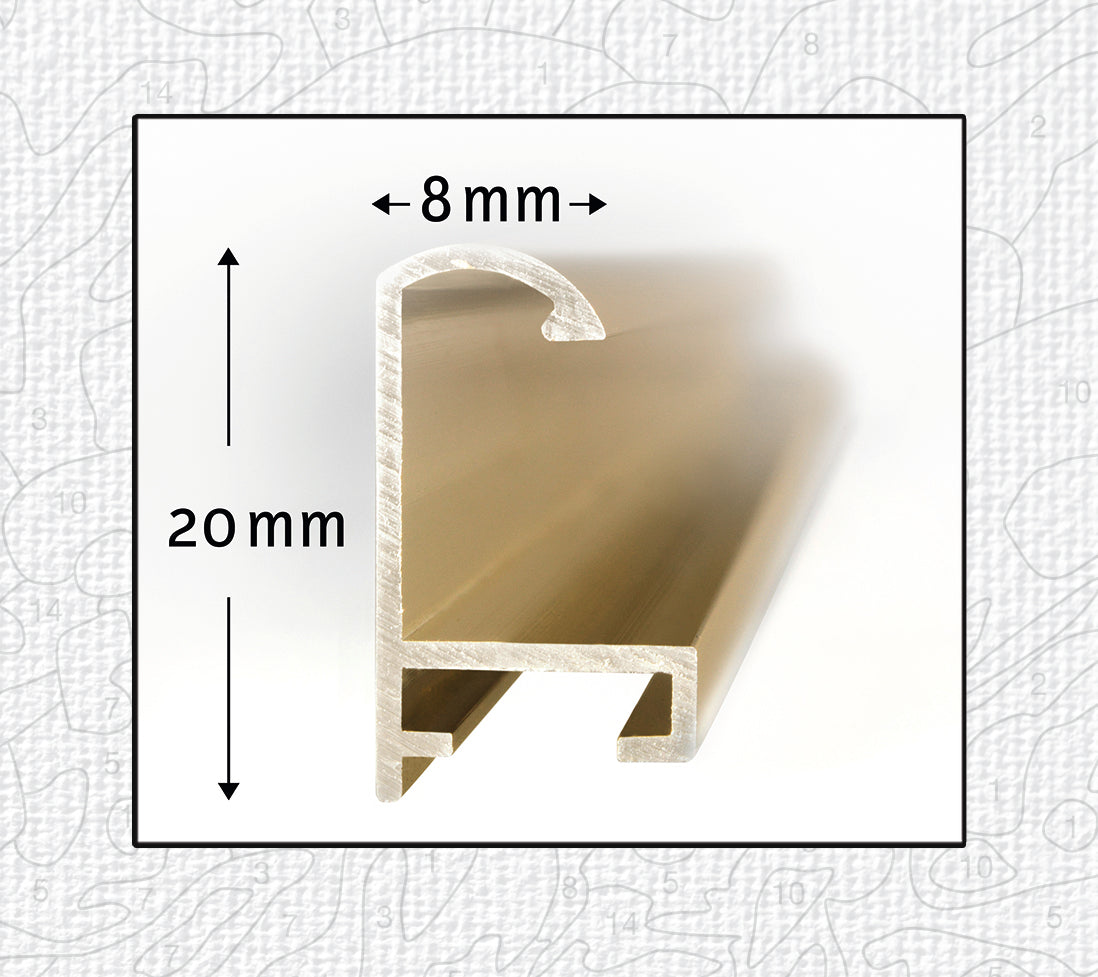 Schipper: Alurahmen Quattro gold 18x24 cm