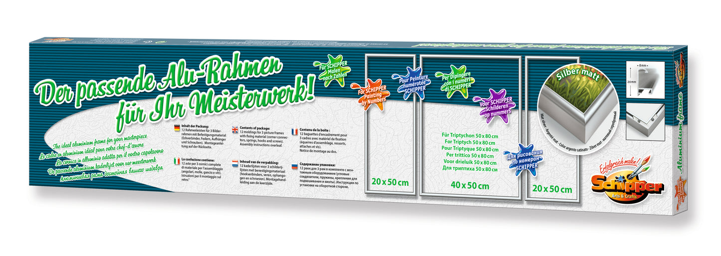 Schipper: Alurahmen Tripty silber 50x80 cm
