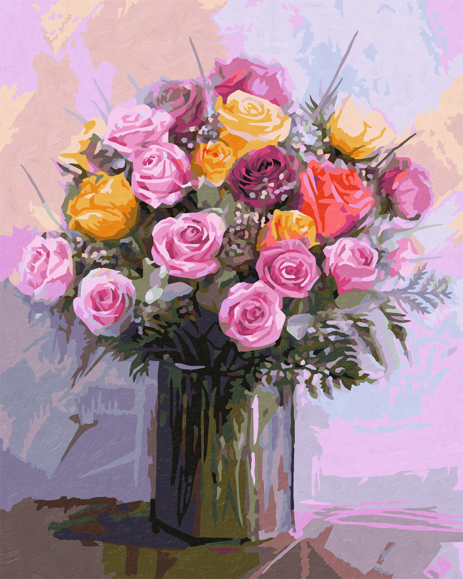 Schipper: Rosenstrauß in Pastell
