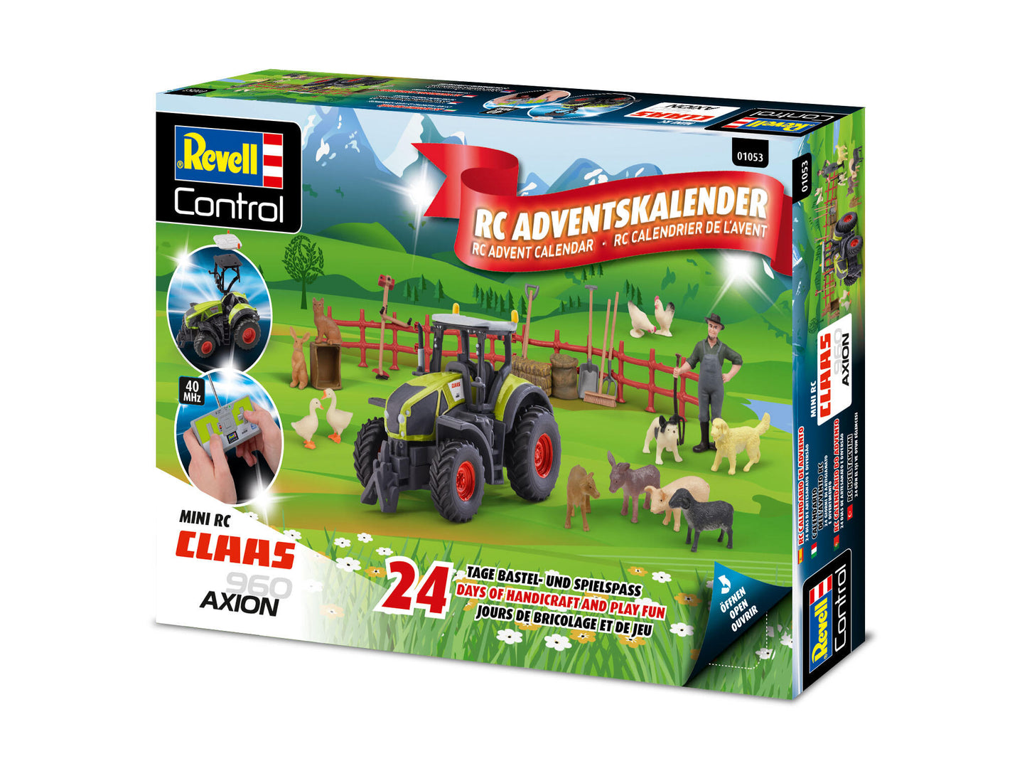 Adventskalender Mini RC Claas Axion 960