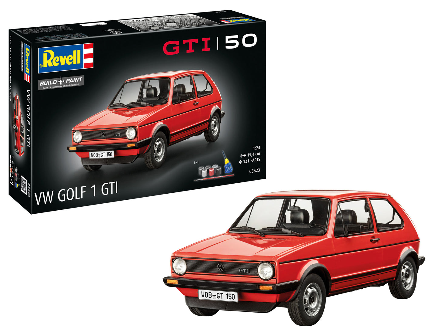 Revell: Geschenkset "50 Jahre VW Golf 1 GTI"