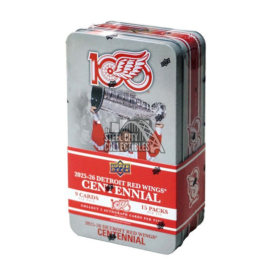 2025-26 Upper Deck NHL Detroit Red Wings Centennial - Hobby Box