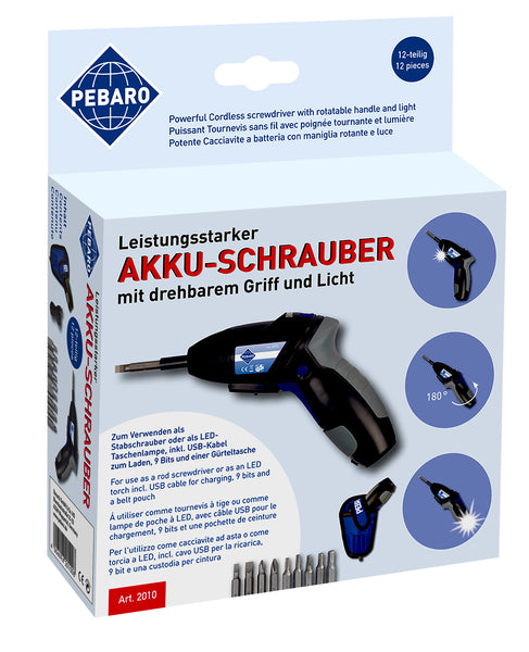 Pebaro: Leistungsstarker Akku-Schrauber