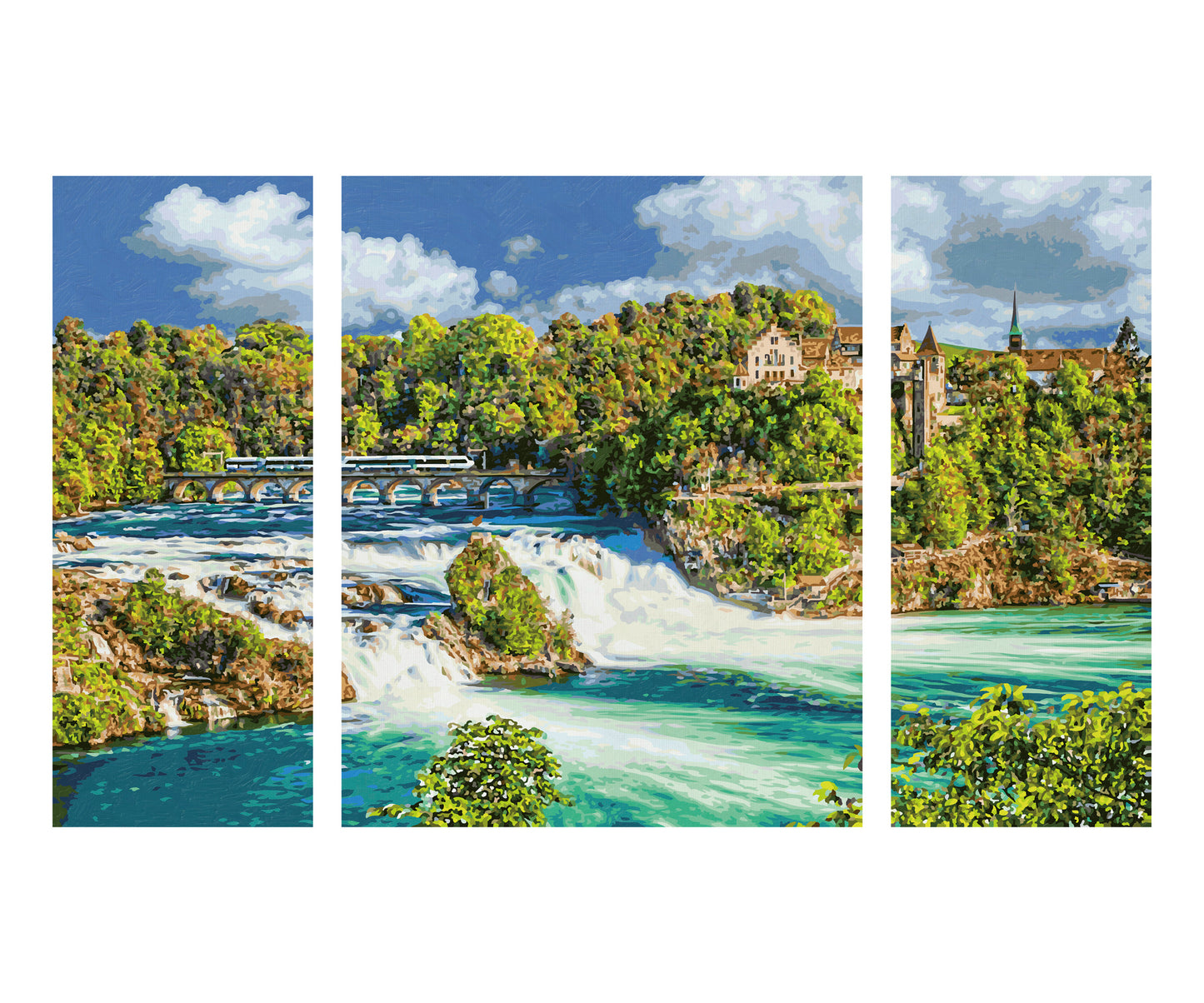 Schipper: Naturschauspiel Rheinfall - Triptychon