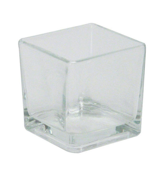 Glaswürfel 7,5 x 7,5 cm - Gefäß für Kerzensand klein