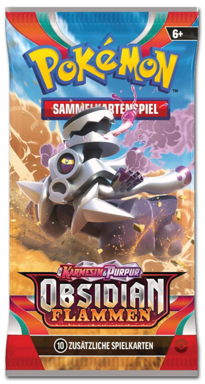 Pokemon: Karmesin & Purpur Serie 03 - Obsidian Flammen Booster