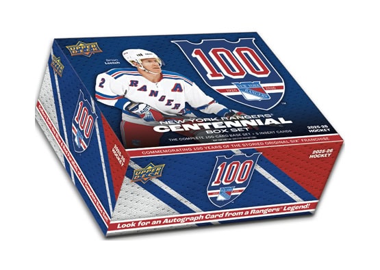 2025-26 Upper Deck NHL New York Rangers Centennial Box