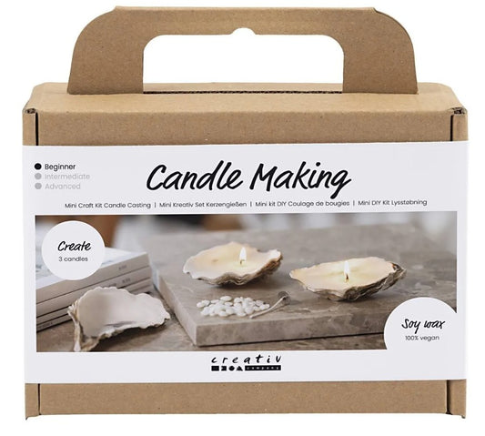 Bastelset: Kerzengießen in Austernschalen