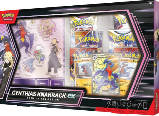 Pokemon: Cynthias Knakrack Ex - Premium Kollektion