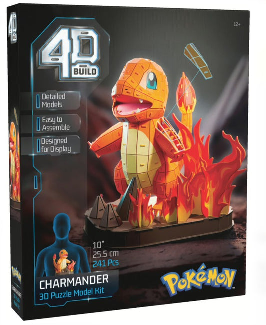 Bastelset 4D-Build Pokemon - Glumanda