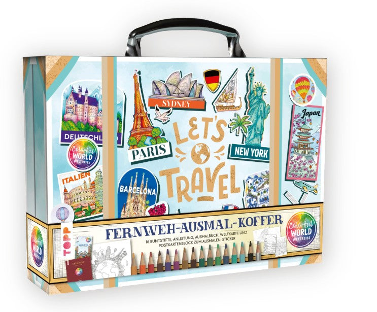 Fernweh - Ausmalkoffer