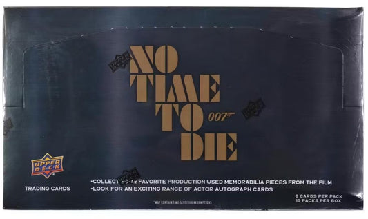 2025 Upper Deck - James Bond 007 Trading Cards - No Time to Die - Hobby Box