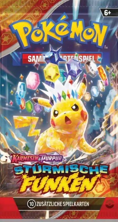 Pokemon: Karmesin & Purpur Serie 08 - Stürmische Funken - Booster deutsch