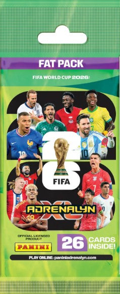 Panini: FIFA World Cup 2026 Adrenalyn XL Trading Cards FAT PACK - Einzelbooster