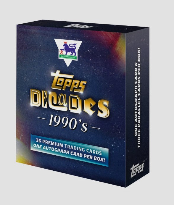 2025 Topps Decades Premier League 90's Edition - Hobby Box
