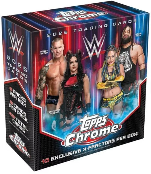 2026 Topps WWE Chrome - Mega Box