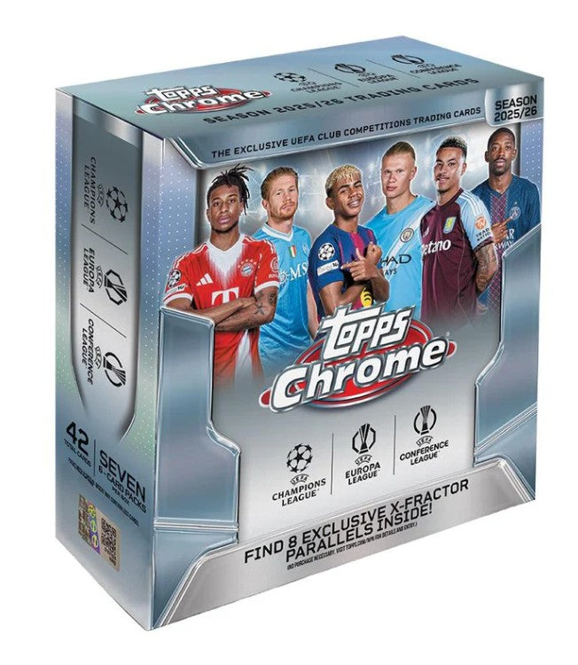 2025-26 Topps Chrome UCC Club Competitions - Mega Box