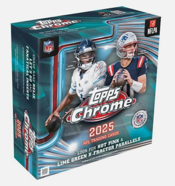 2025 Topps Chrome NFL Football - Mega Box