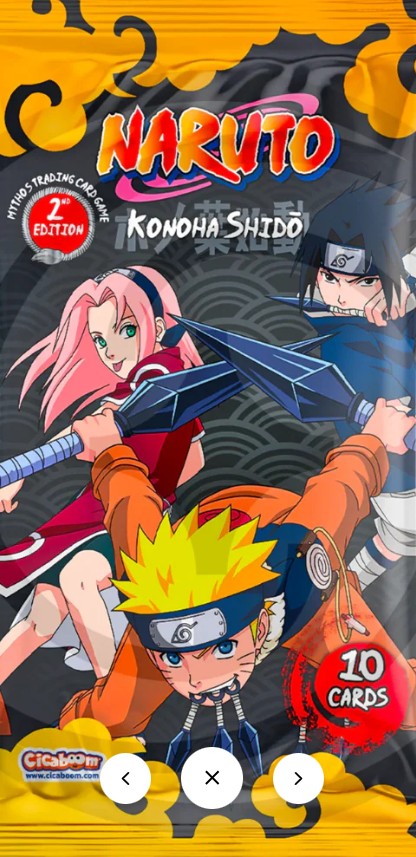 Naruto TCG First Set - 2nd Edition - Einzelbooster - englisch