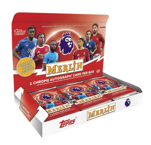 2026 Topps Merlin Premier League - Hobby Box