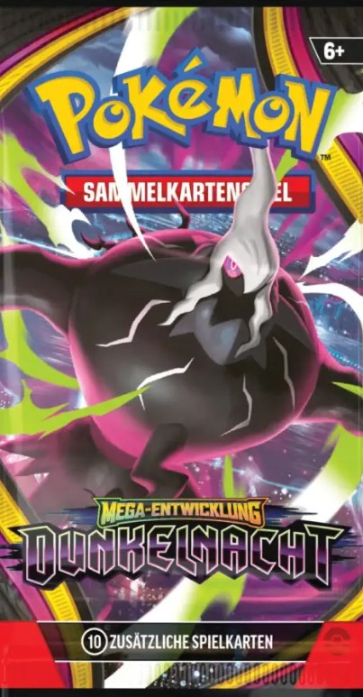 Pokemon: Megaentwicklungen ME05- Dunkelnacht - Booster deutsch