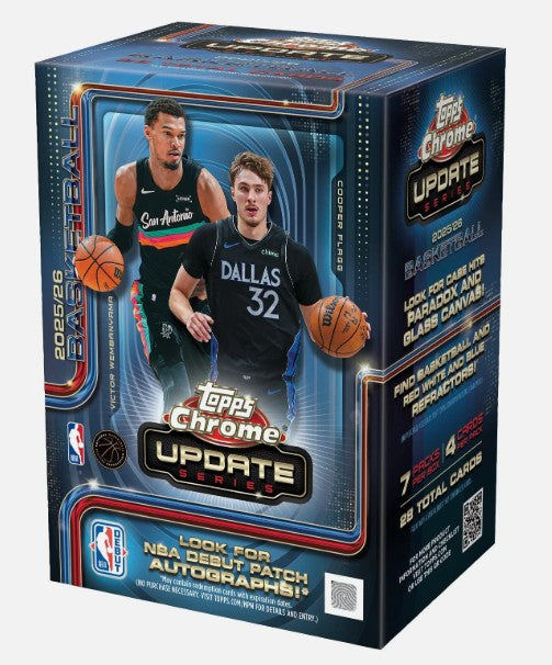 2025-26 Topps Chrome Updates NBA - Value Box