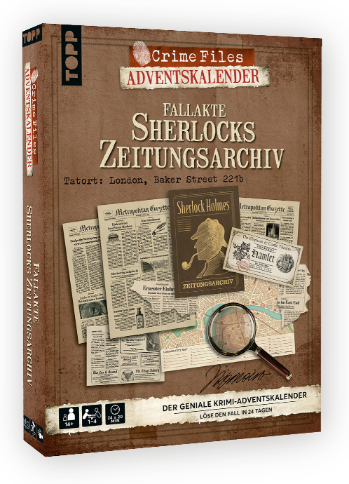 Topp: Crime Files - Sherlocks Zeitungsarchiv - Adventskalender