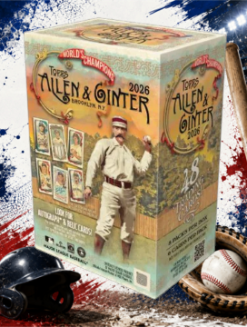 Holzwurm Creativ 2026 Topps Allen & Ginter Baseball Value Box mit Vintage-Design und 48 Sammelkarten