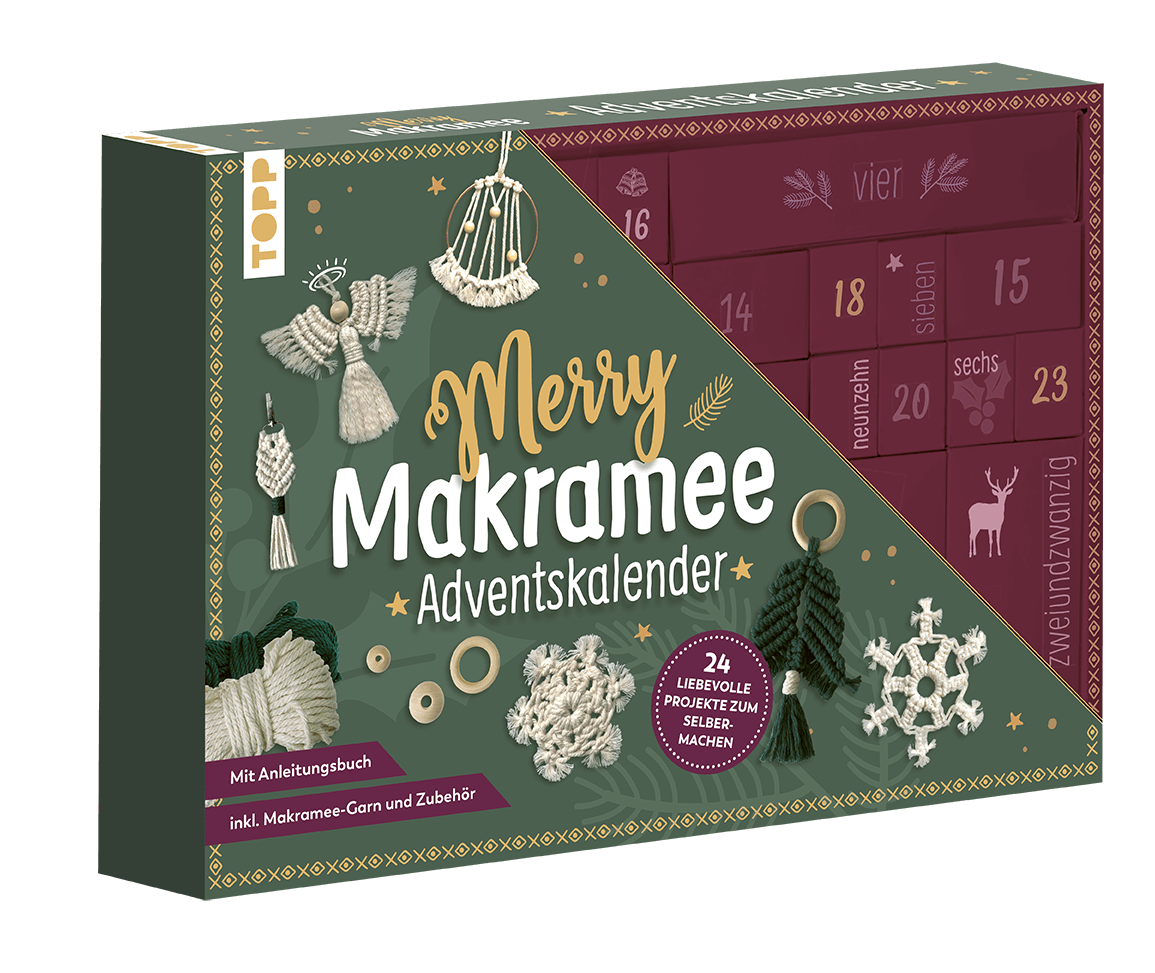 Topp: Adventskalender Merry Makrammee