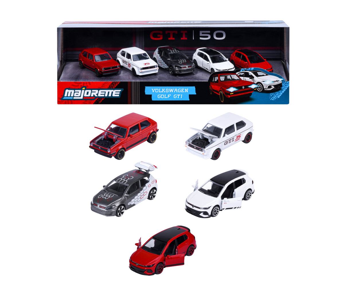 Majorette: Volkswagen Golf GTI 5er Set