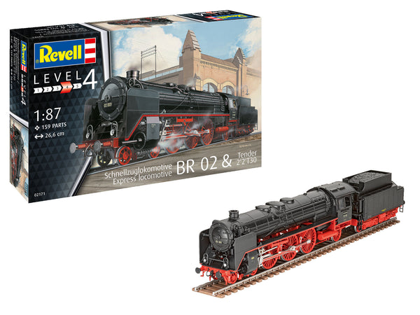 Revell: Schnellzuglokomotive BR02 & Tender