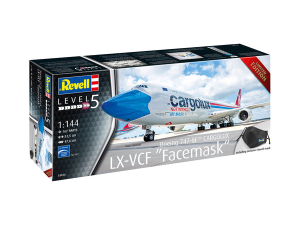 Revell: Boeing 747-8F Cargolux Facemask