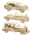 Pebaro: 3D-Holzbausatz Oldtimer - 3 Modelle
