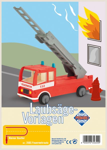 Pebaro: Laubsägevorlage Feuerwehr