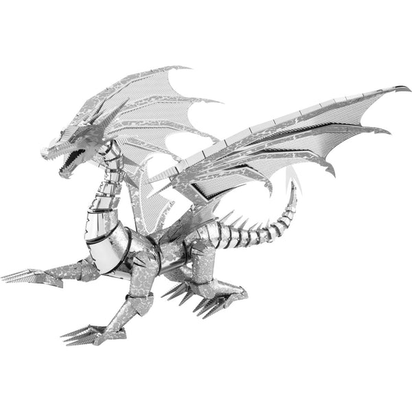 Metal Earth: Iconx Silver Dragon