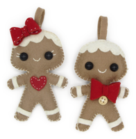 Hardicraft: Wollfilz Gingerbread Couple