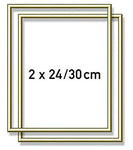 Schipper: Alurahmen gold 24x30 cm - 2 Rahmen